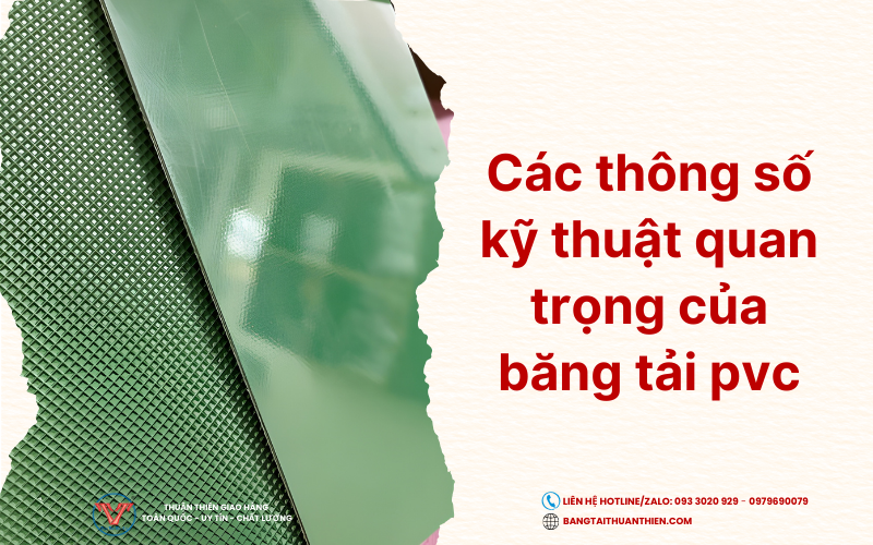 Thông số kỹ thuật của nhựa pvc