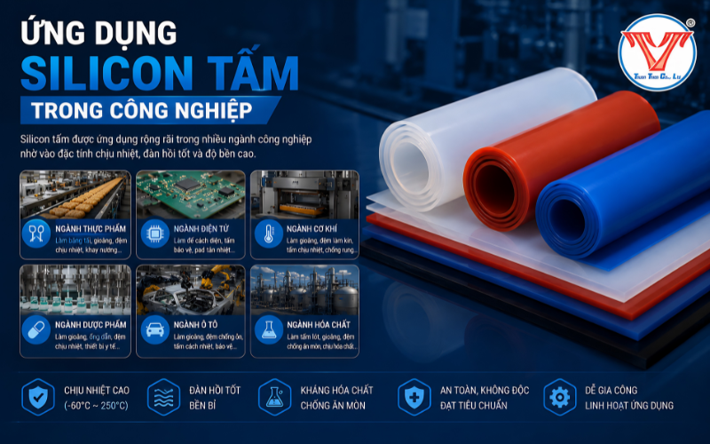 ứng dụng của silicon tấm trong công nghiệp