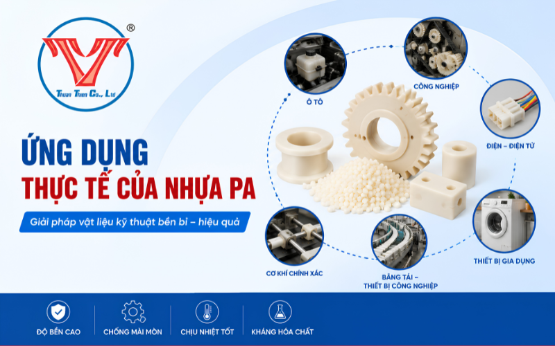 ứng dụng thực tế của nhựa pa