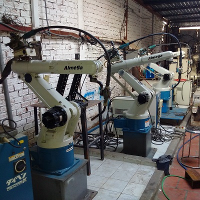 Tăng cường sức mạnh sản xuất cùng với robot hàn công nghiệp