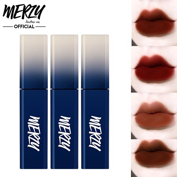 Son Kem Lì Merzy The First Velvet Tint Season 3 (Ver Blue) Habito - Mỹ Phẩm và Phụ Kiện Son Kem Lì Merzy The First Velvet Tint Season 3 (Ver Blue) Habito - Mỹ Phẩm Và Phụ Kiện