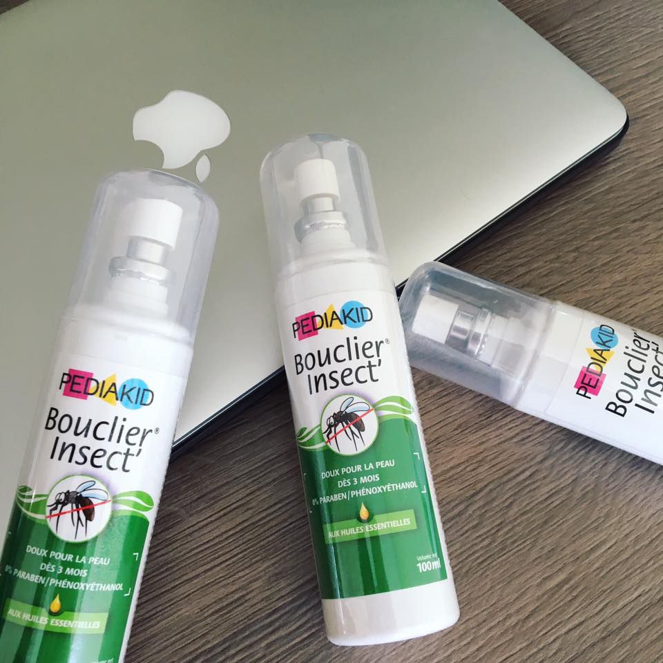 Xịt chống muỗi và côn trùng Pediakid bouclier insect dành cho bé - hàng nội địa Pháp Hàng Pháp Xách Tay