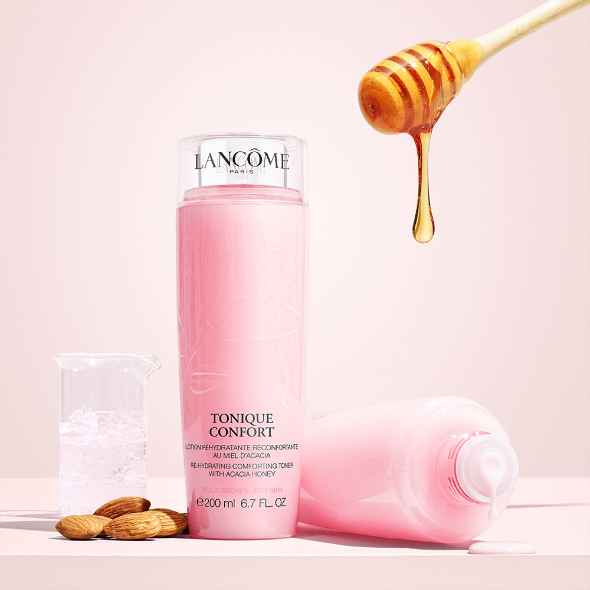 Nước hoa hồng dưỡng ẩm Lancome tonique Confort dành cho da khô - Hàng Pháp Hàng Pháp Xách Tay