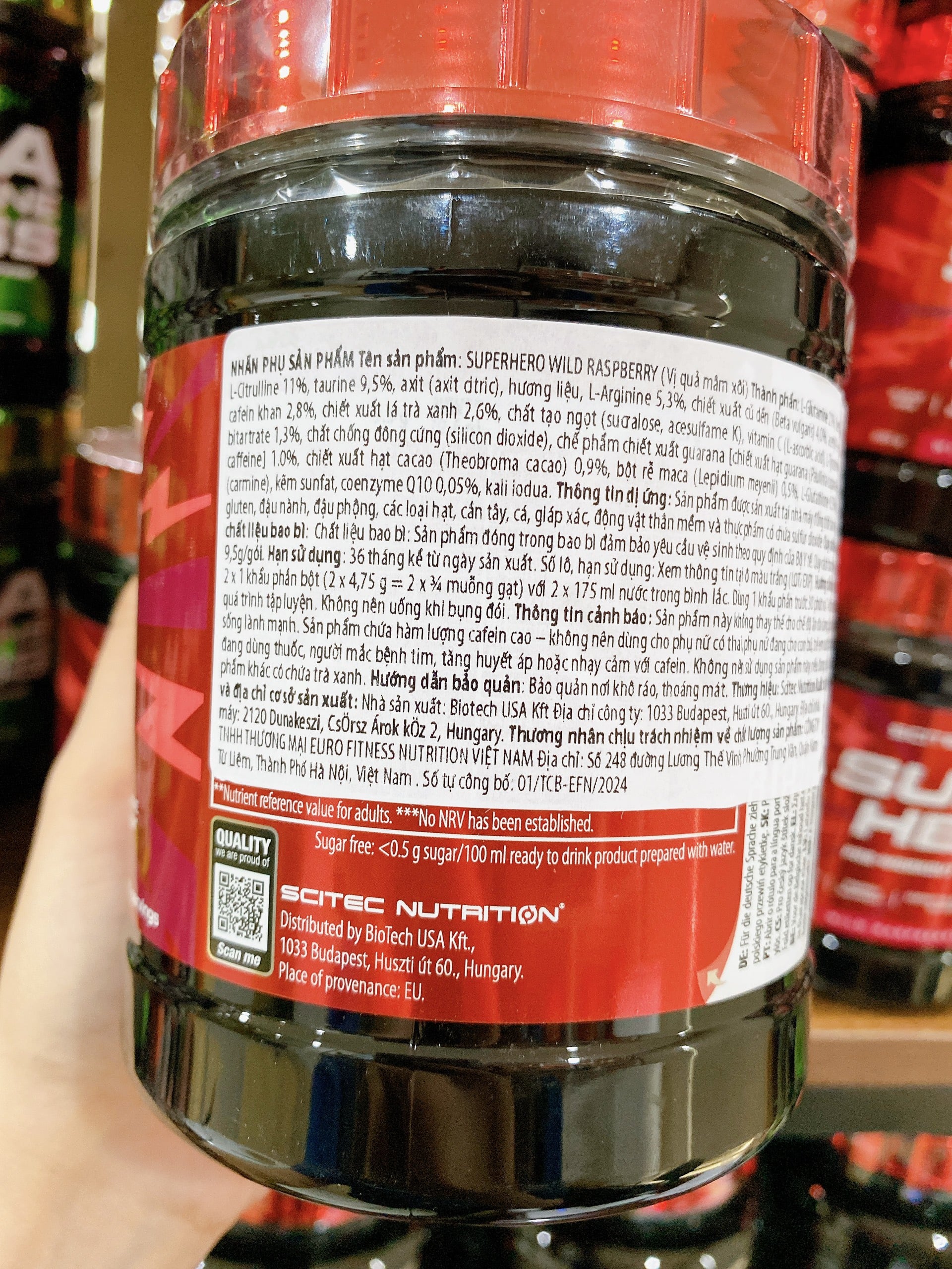 SUPERHERO 285G/60servings | New Pre-workout