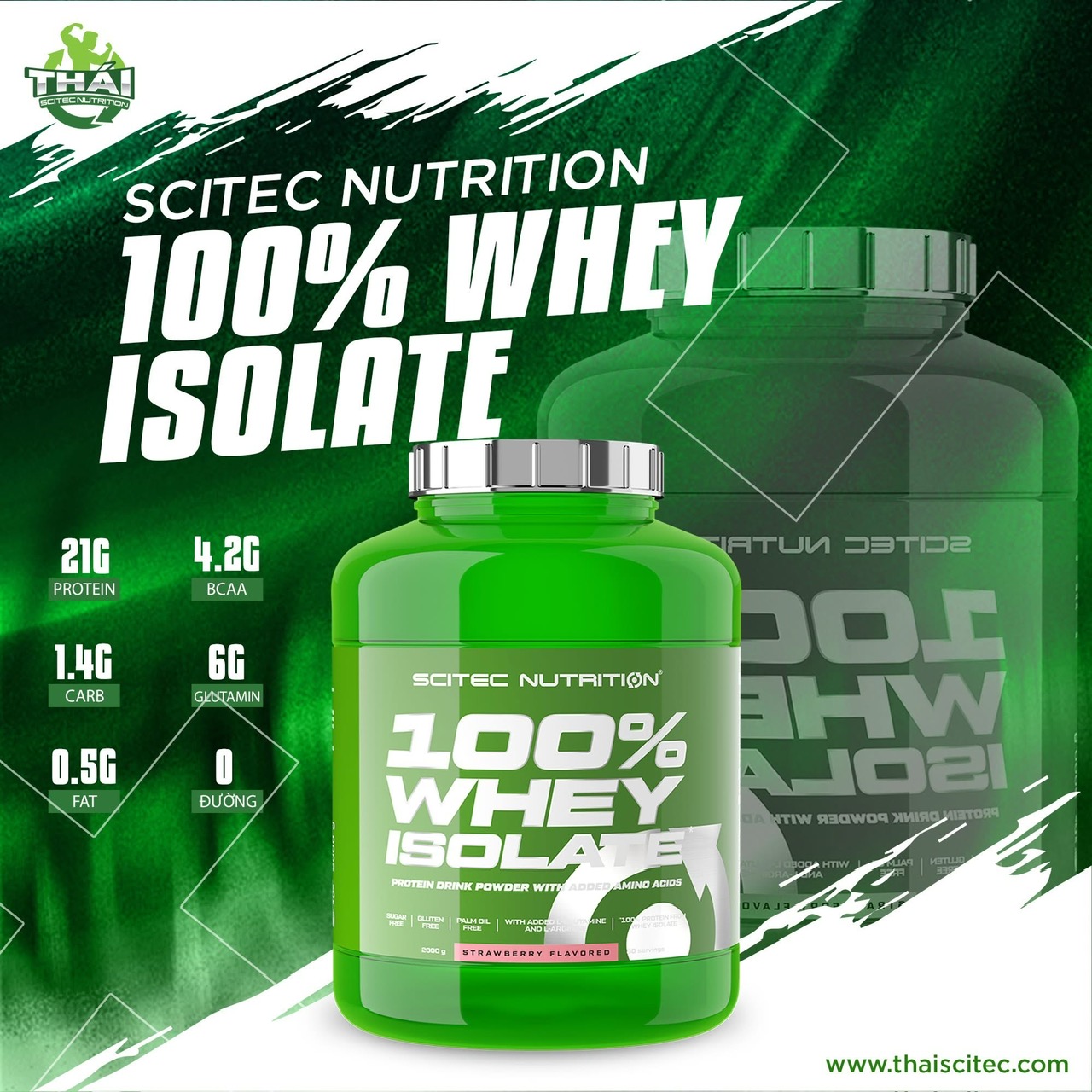 100% Whey Isolate 700g (28 servings) | Scitec Nutrition