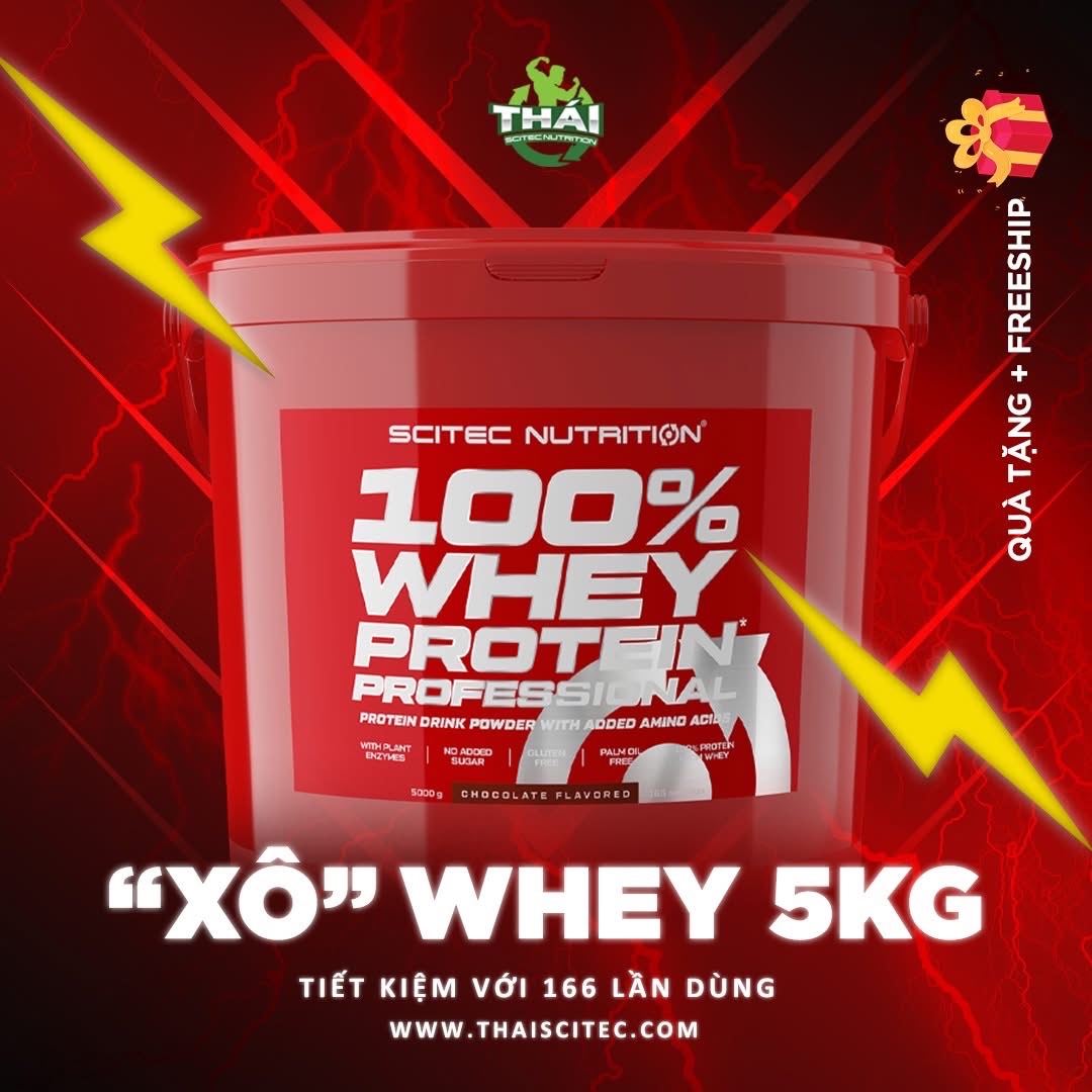 100% Whey Protein Professional 5000g (166 servings) | Scitec Nutrition