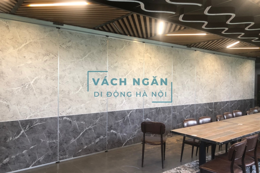 Công trình vách ngăn di động Nhà Hàng Tiệc Cưới 12 Trấn Vũ