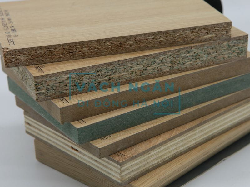 Vách gỗ tiêu âm theo lớp cốt nền