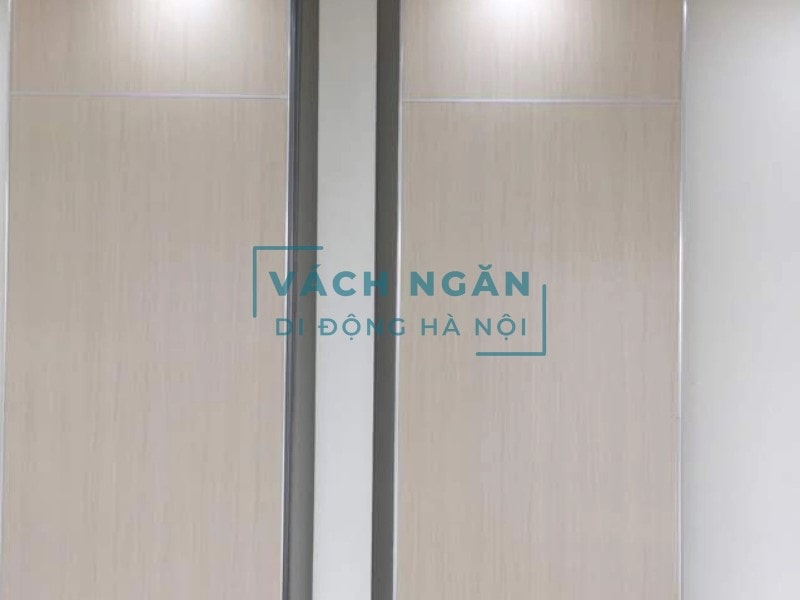 Vách ngăn di động có bề mặt Melamine chống mối mọt