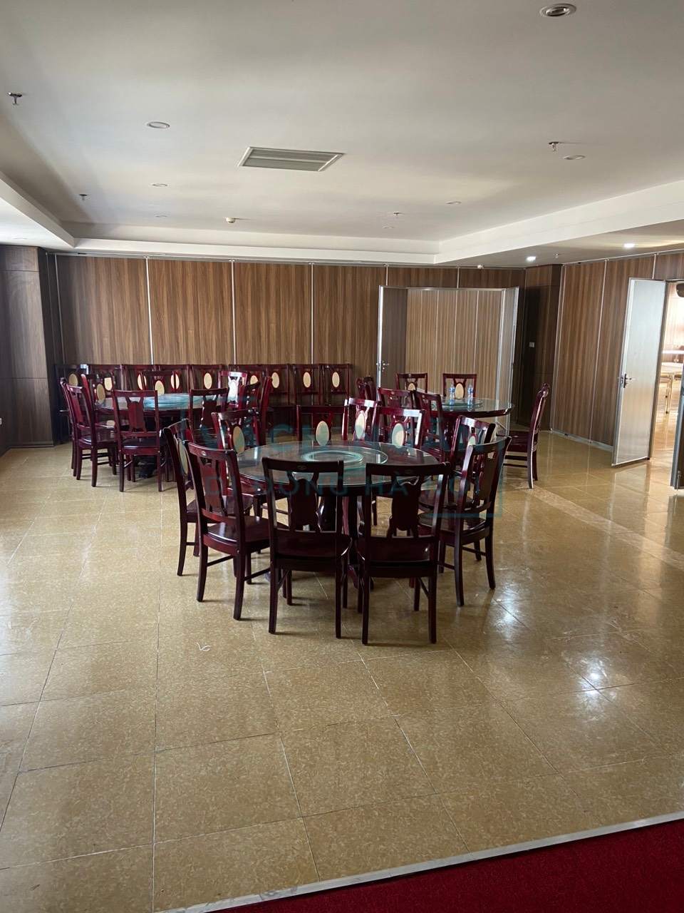 Công trình vách ngăn di động tầng 8 C47 Bộ Công An