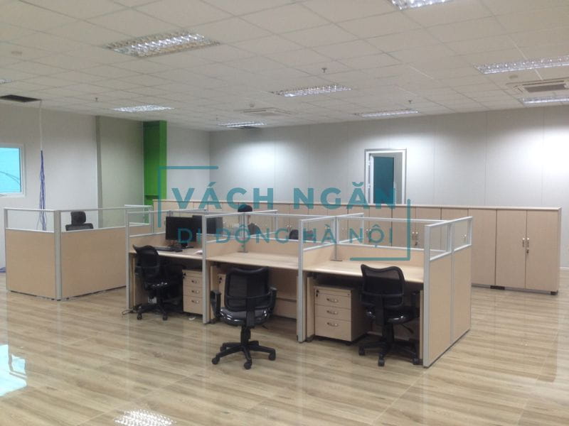 Vách Ngăn Di Động Hà Nội địa chỉ chuyên làm vách ngăn văn phòng chất lượng 