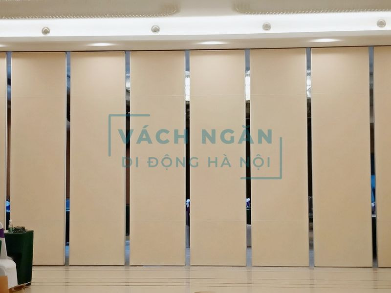 Vách ngăn di động nỉ có độ thẩm mỹ cao