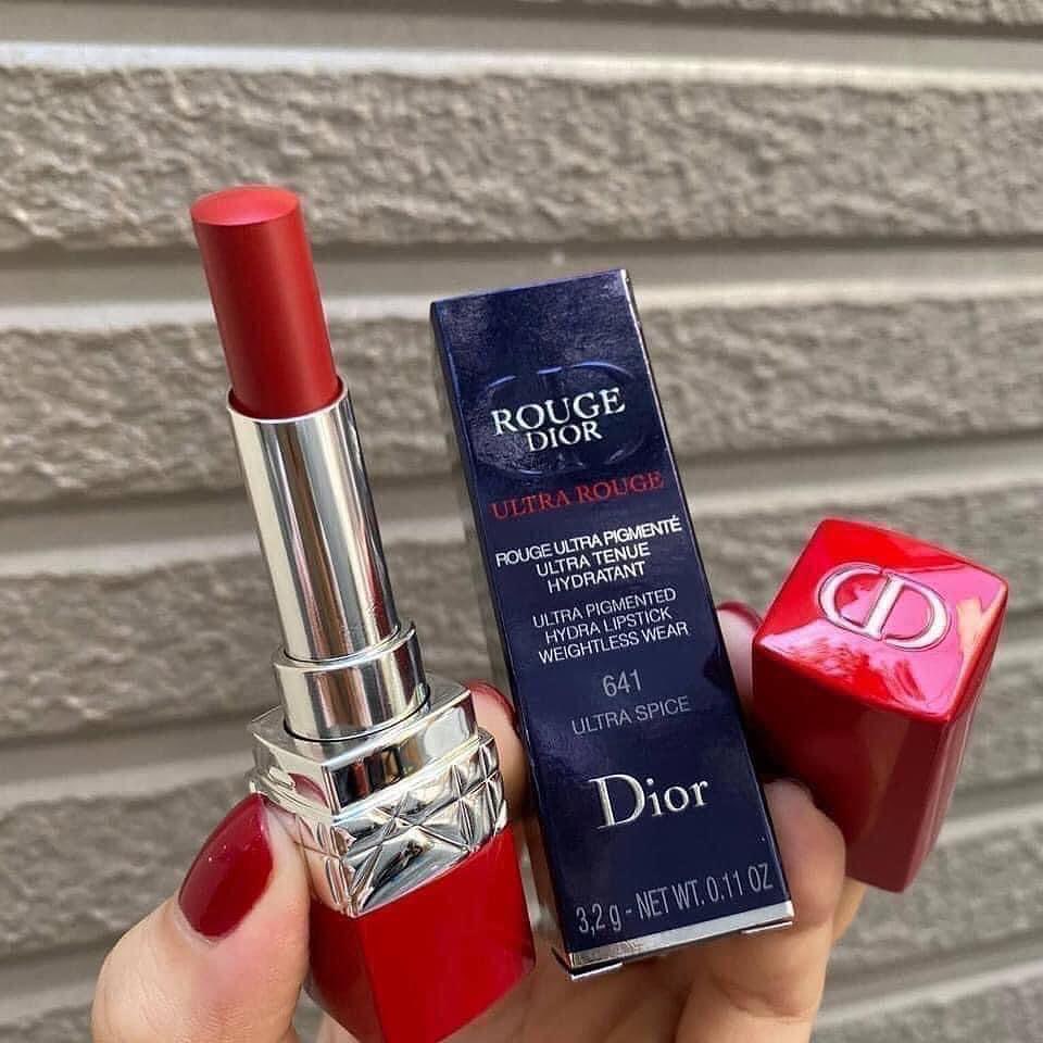 Son Dior Rouge 641 Idyllic Matte Hồng San Hô Đẹp Nhất Rouge Dior