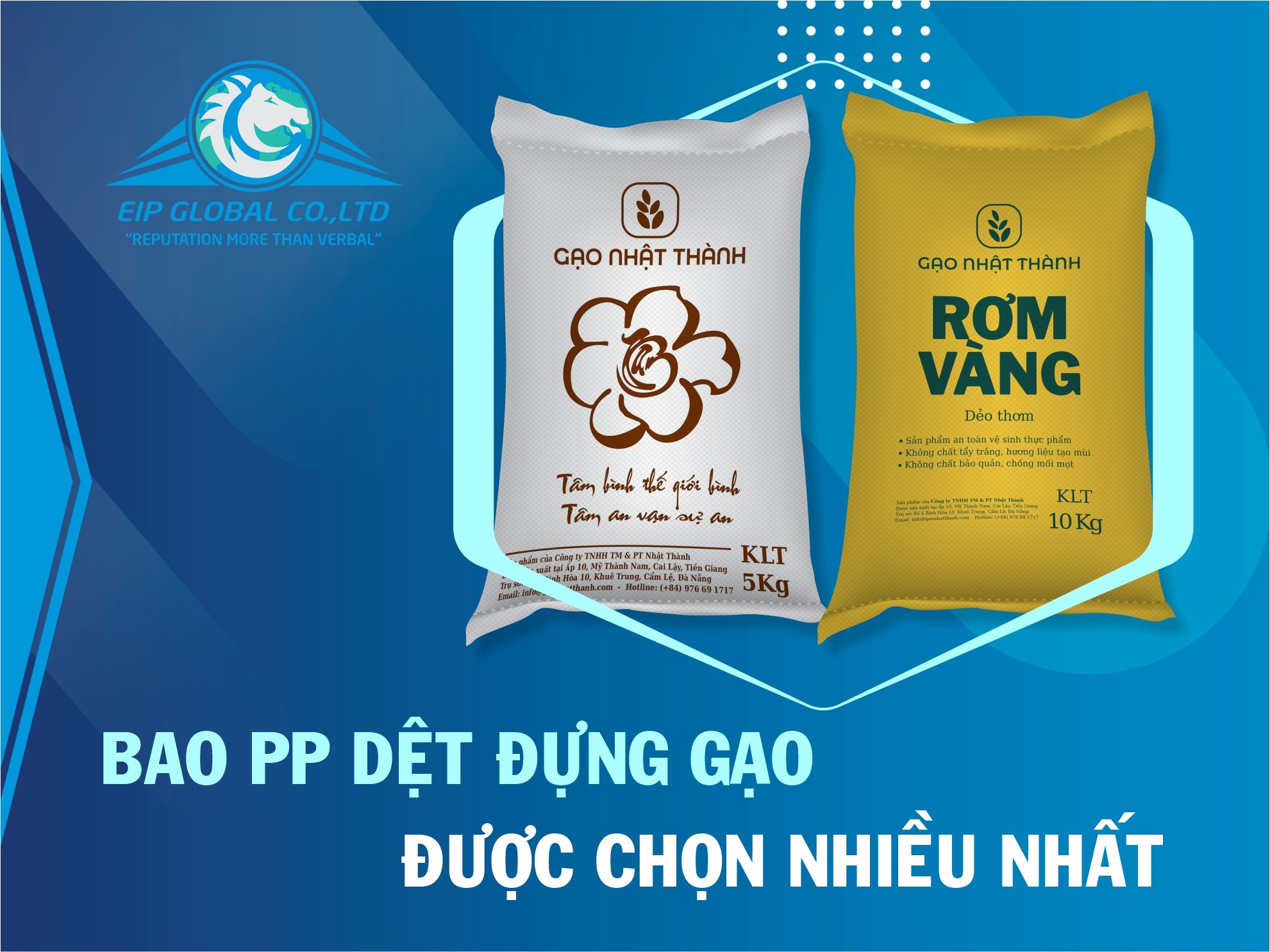 Bao pp dệt đựng gạo và những kiến thức hữu ích cần biết