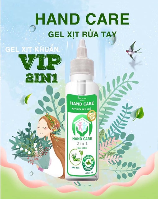 combo 10 Xịt kháng khuẩn Vip One By One 2in1 120ml