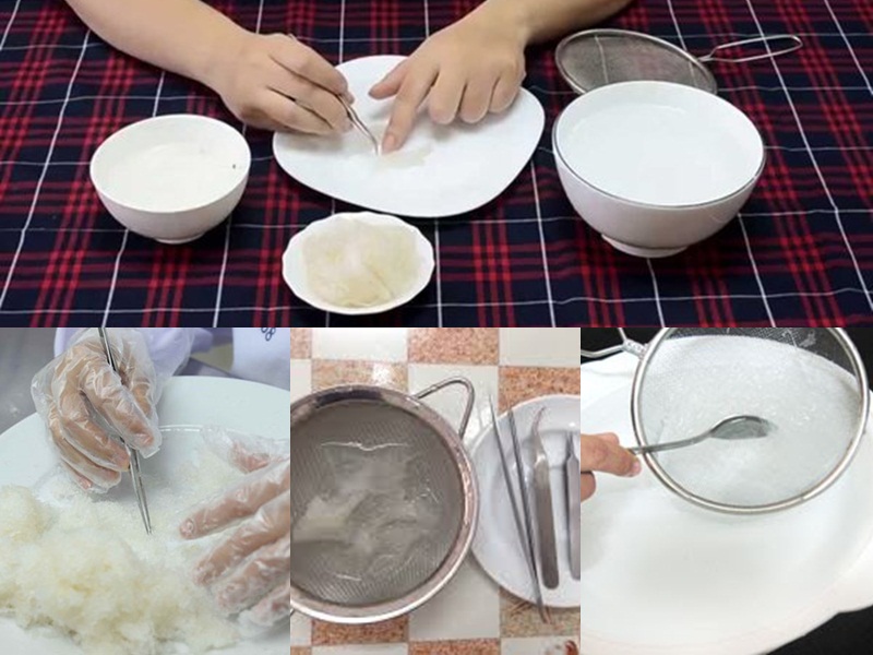 Hướng dẫn cách nhặt lông yến thô chuẩn nhất