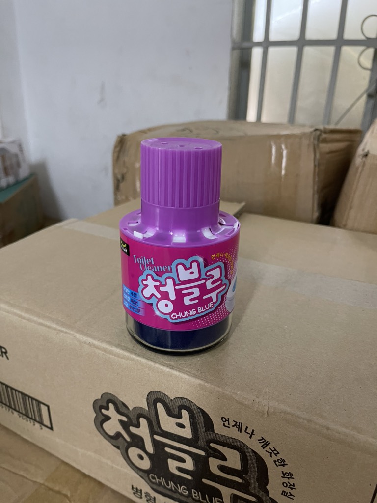 (Tím) Chai Tẩy Bồn Cầu Hàn Quốc (Kiện 24 Cái)