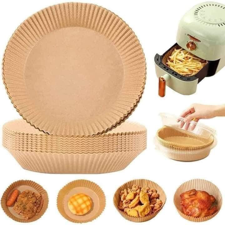 (LOẠI TRÒN) Set 50 Tờ Giấy Nến Vàng size 20cm (Thùng 200 - 300  )