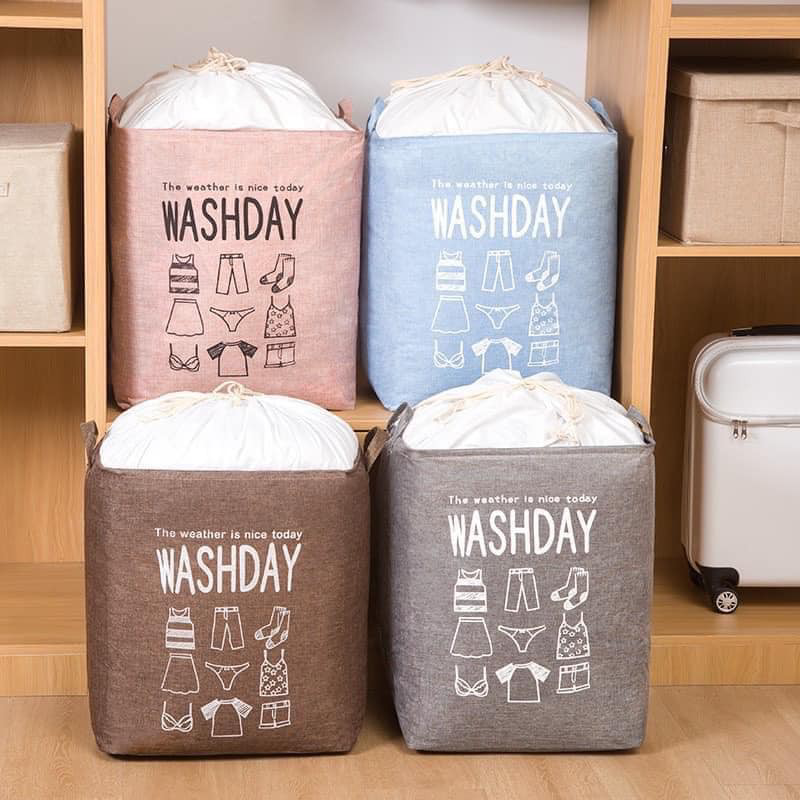 Giỏ Đựng Quần Áo Giặt Gấp Gọn Wash Day