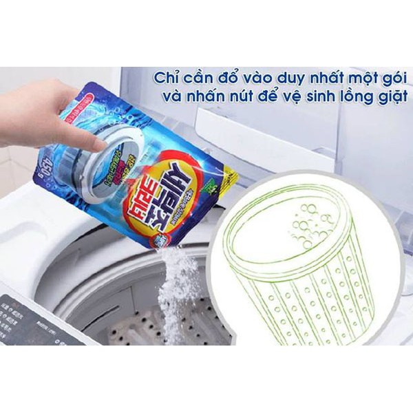 Bột Tẩy Lồng Giặt Hàn Quốc (Kiện 40 Gói)