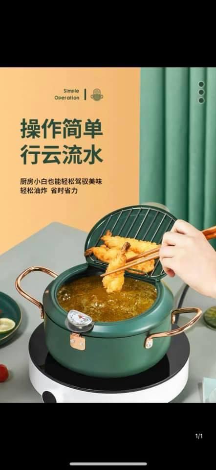 Nồi Chiên Kèm Nhiệt Độ Cao Cấp