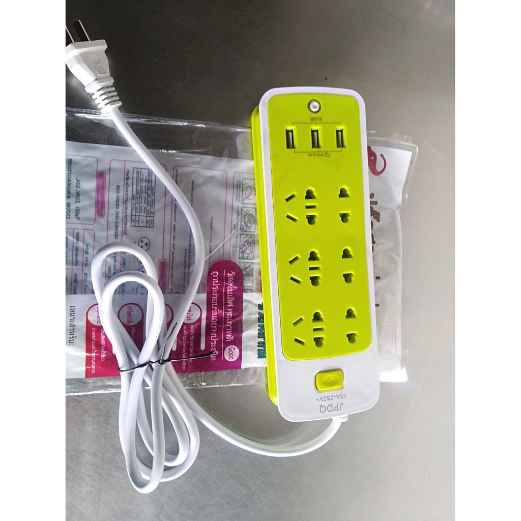 Ổ Điện Xanh 3 Cổng USB ( Thùng 120 )