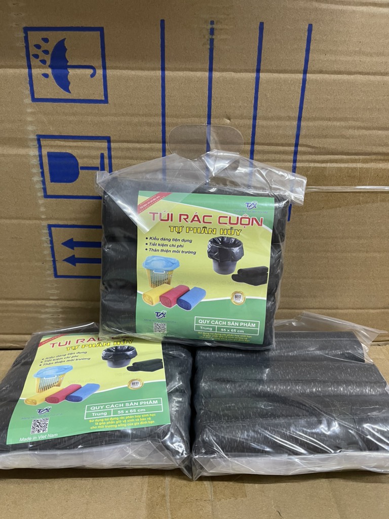 Combo 3 cuộn túi rác Trung ( Bao 25 Combo )