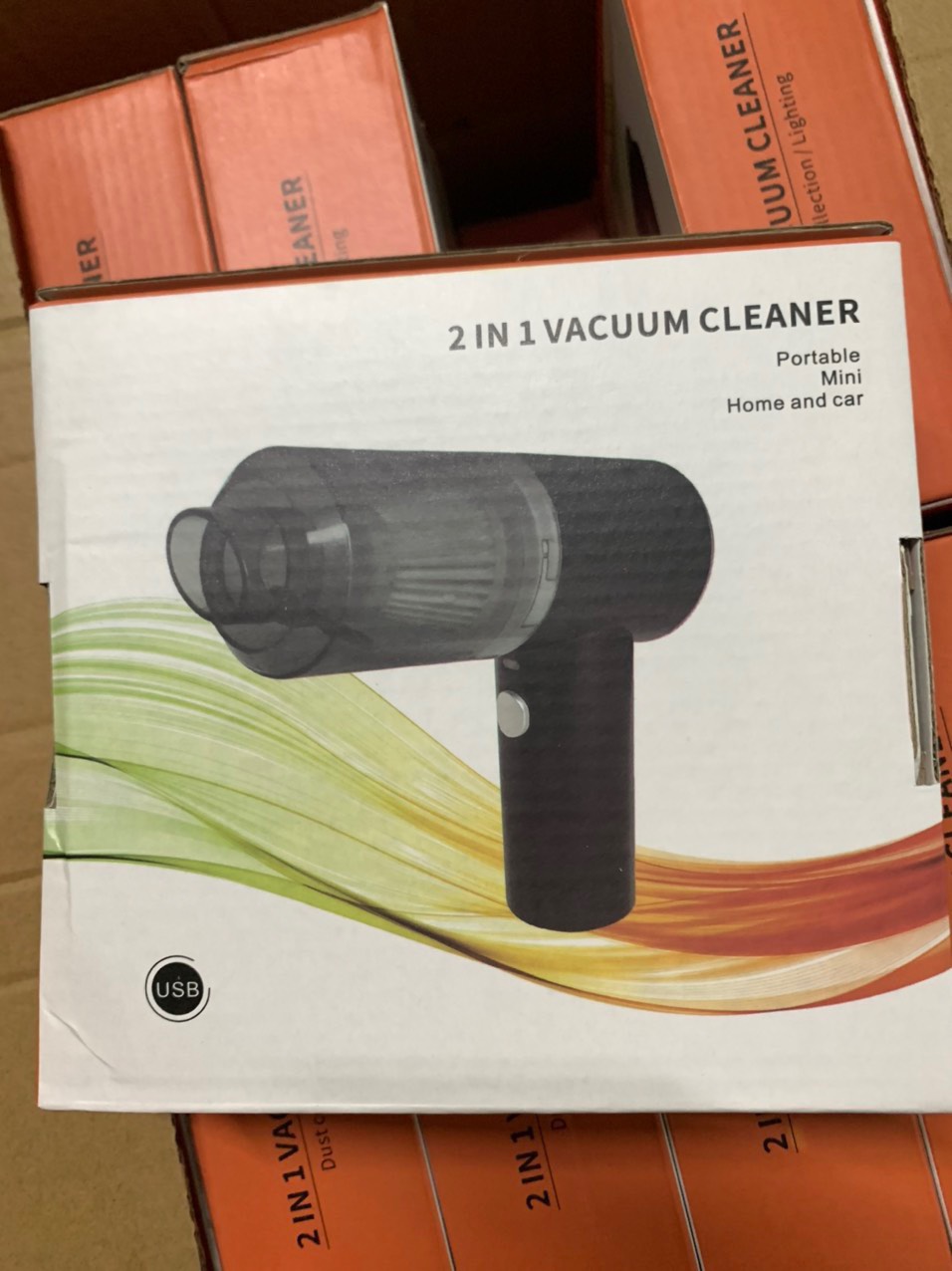(Loại Đắt) Máy Hút Bụi Cầm Tay Mini 2in1 (Thùng 80 cái)