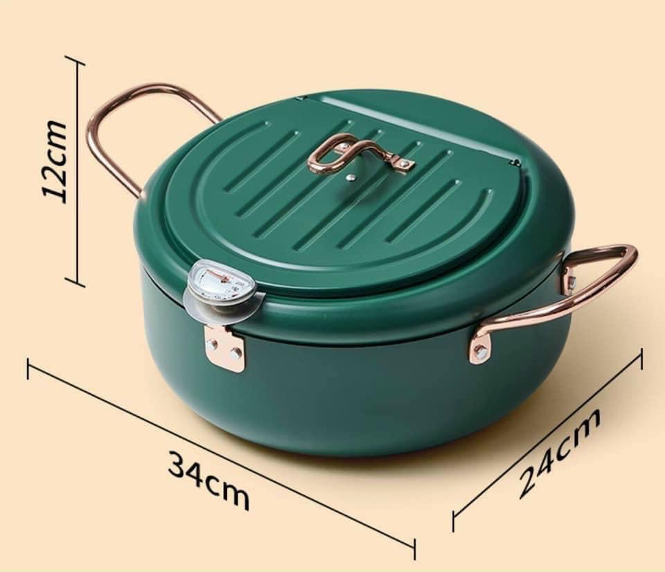 Nồi Chiên Kèm Nhiệt Độ Cao Cấp