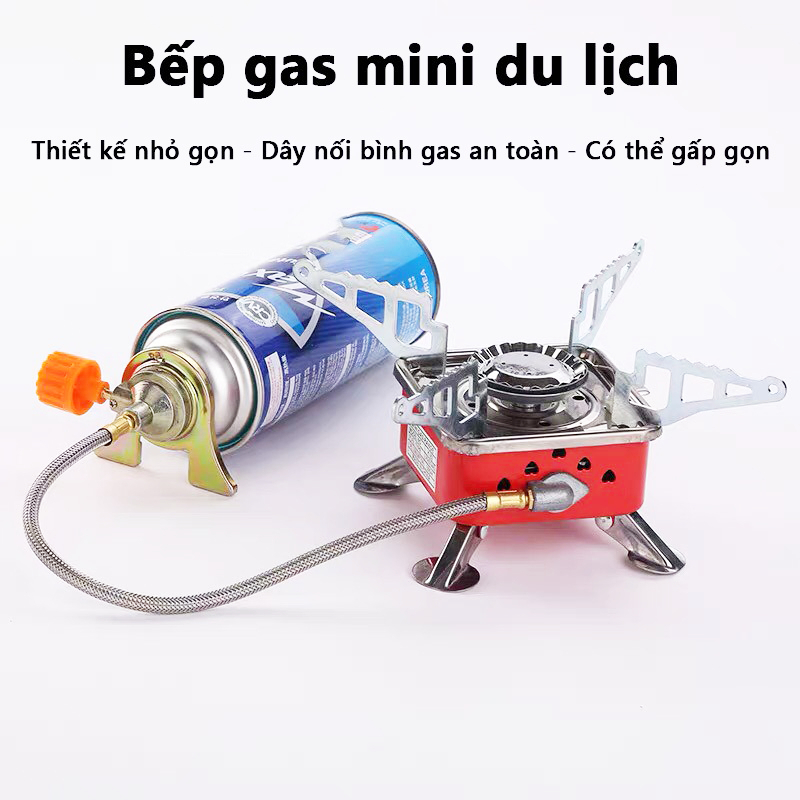 Bếp Ga Mini Du Lịch Tiện Lợi Không Van (Thùng 50 )