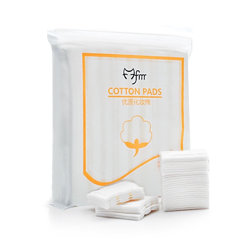 (Vàng) Bông Tẩy Trang 222 Cotton Pads (Kiện 80 Gói)