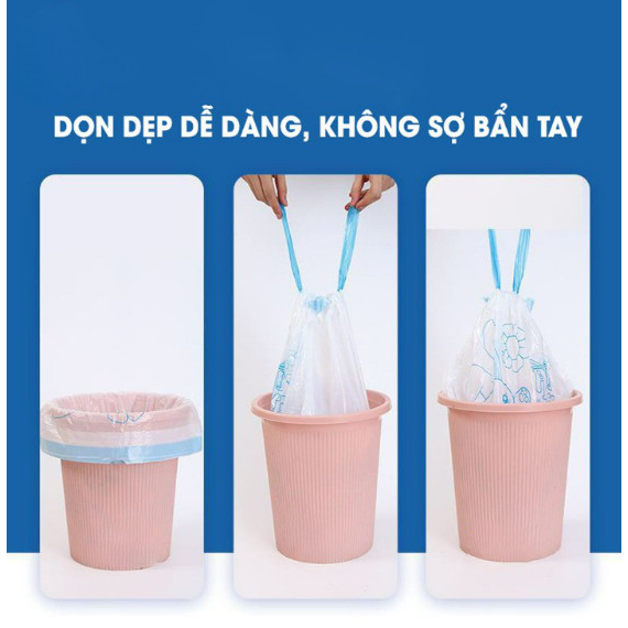 Set 100 Túi Rác Sinh Học Thế Hệ Mới ( Bao 50 Set )