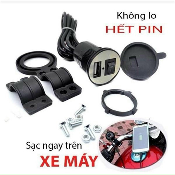 Dụng Cụ Sạc Pin Trên Xe Máy