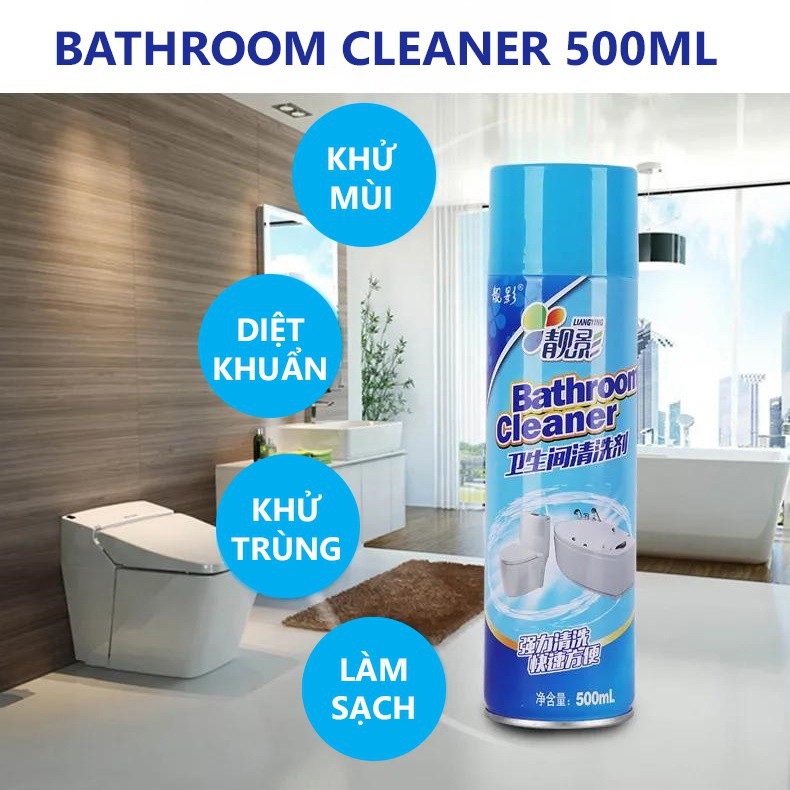 Chai Xịt Bọt Tuyết Vệ Sinh Nhà Tắm (Kiện 24 Cái)