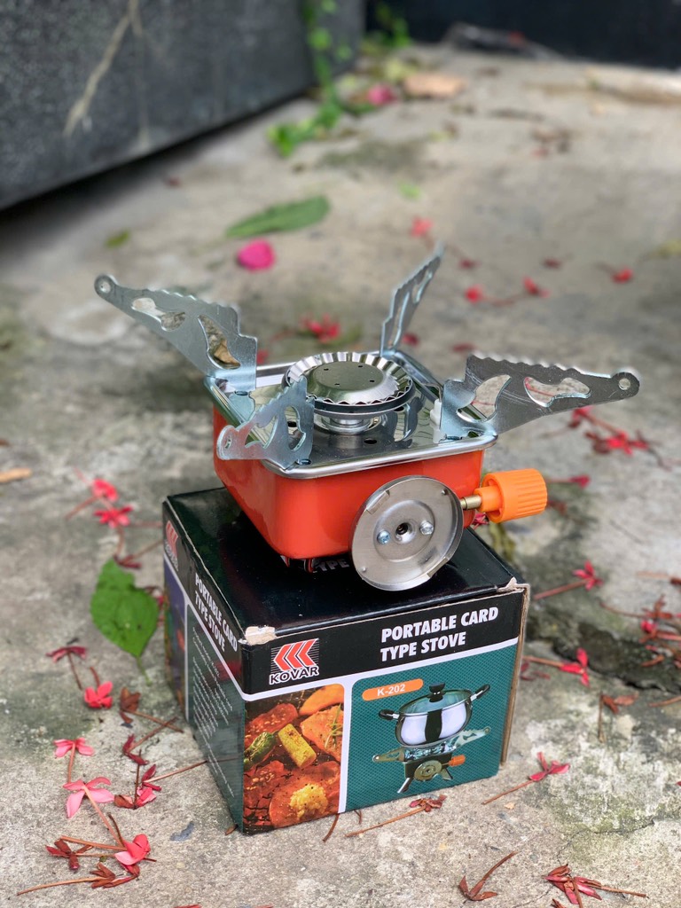 Bếp Gas Du Lịch Mini Loại Có Dây An Toàn ( Thùng 50 )