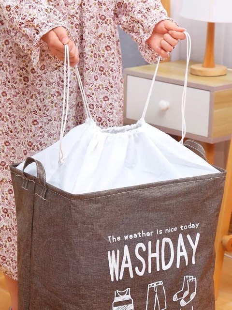 Giỏ Đựng Quần Áo Giặt Gấp Gọn Wash Day