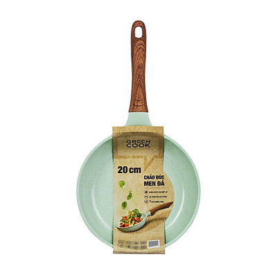 (Size 20)Chảo Đúc Chống Dính GreenCook GCP06-20IH