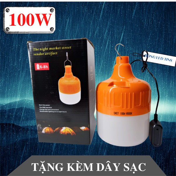 Bóng Đèn Tích Điện 100W - Thùng 50 Cái