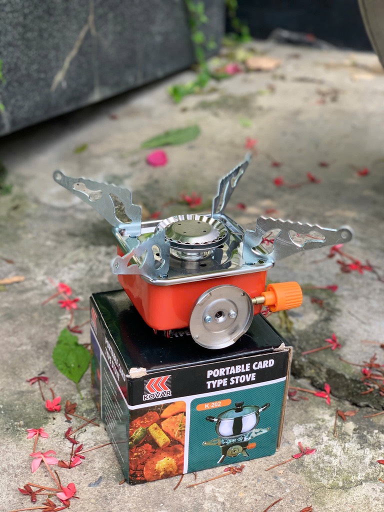 Bếp Gas Du Lịch Mini Loại Có Dây An Toàn ( Thùng 50 )