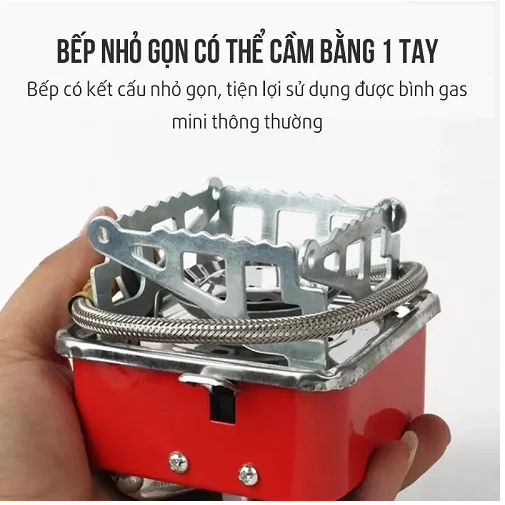 Bếp Ga Mini Du Lịch Tiện Lợi Không Van (Thùng 50 )