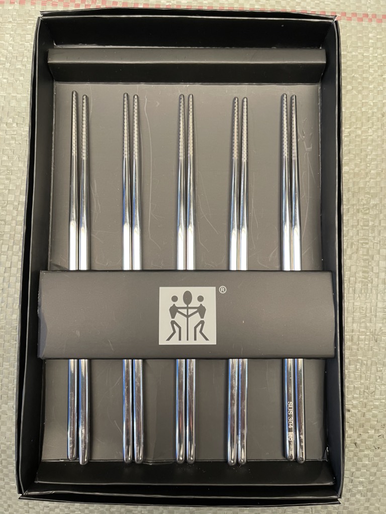 (D100) Bộ 5 Đôi Đũa Inox 304 ZWILLING (Thùng 100 Set)