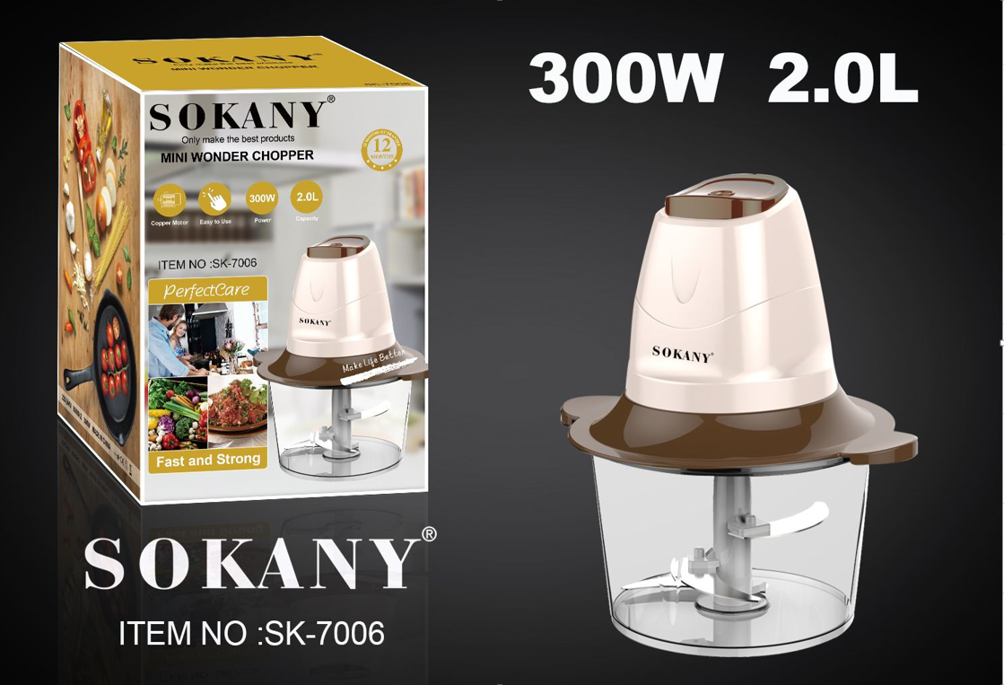 Máy Xay Thịt 300W 2L Sokany 7006