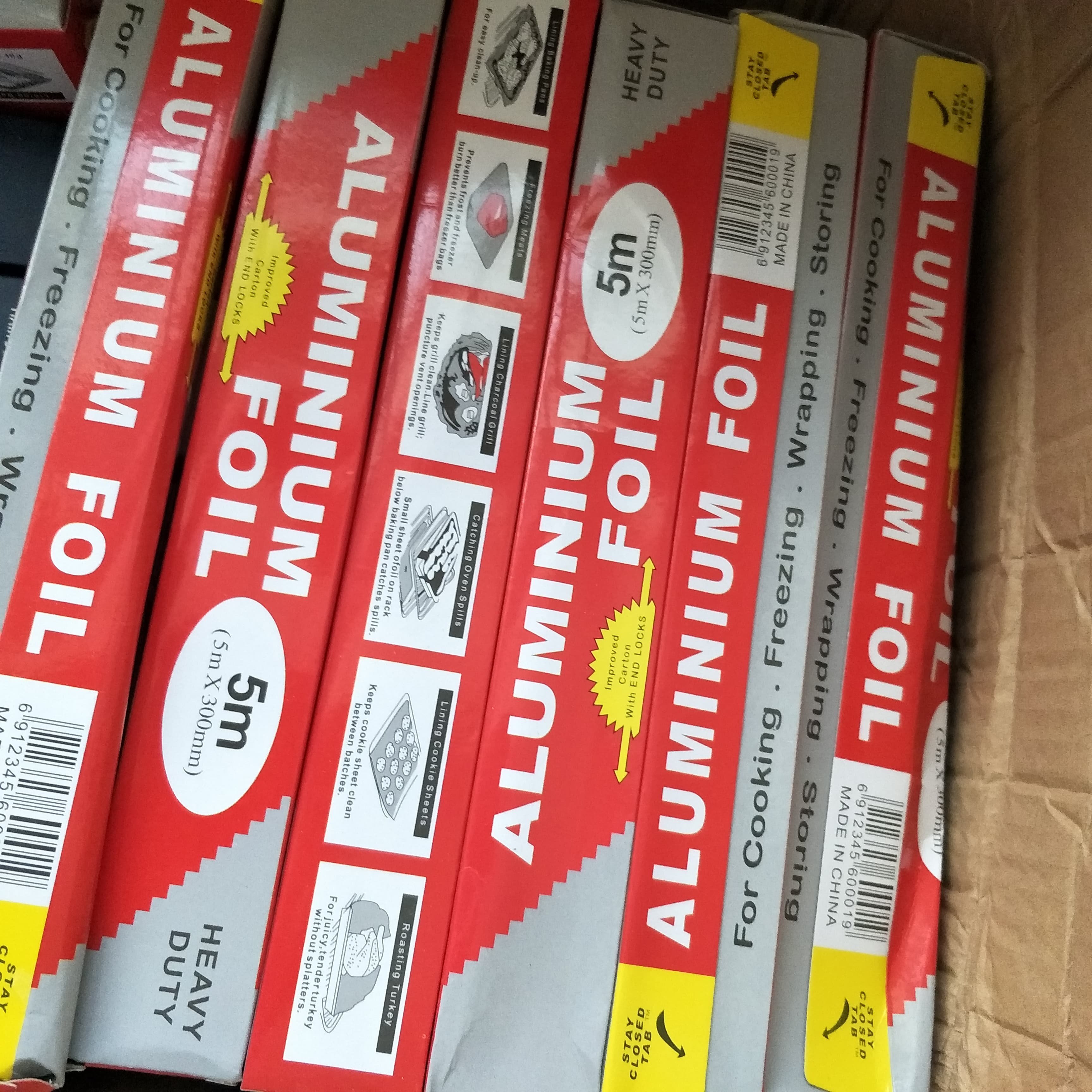 Cuộn Giấy Bạc Aluminium Foil - 5M (Thùng 100)
