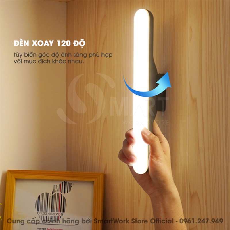 Đèn Led Dán Tường Cảm Ứng 3 Chế Độ Ánh Sáng