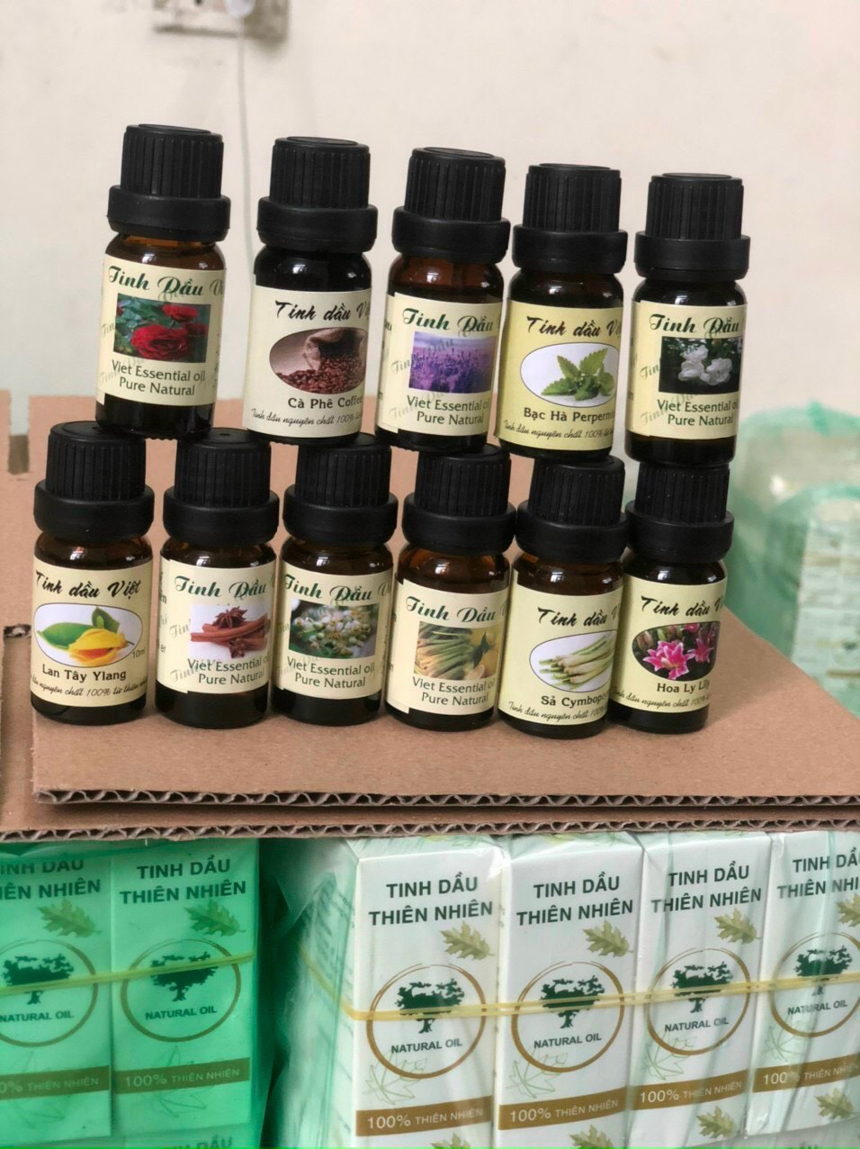 Tinh dầu thiên nhiên đủ mùi