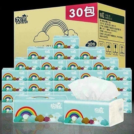 Giấy Cầu Vòng SIPIAO( Thùng 30 Gói)