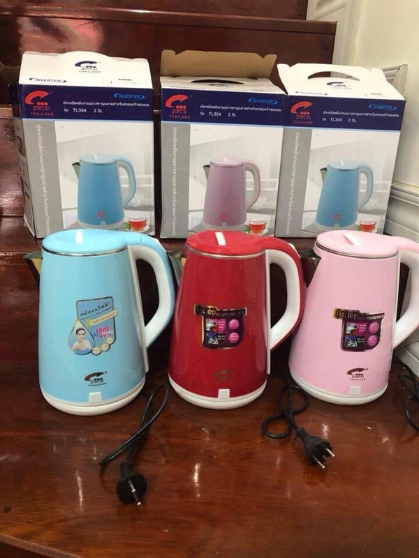 Ấm Đun Siêu Tốc Thái Lan 2.5L Jiplai (Kiện 24 Cái)