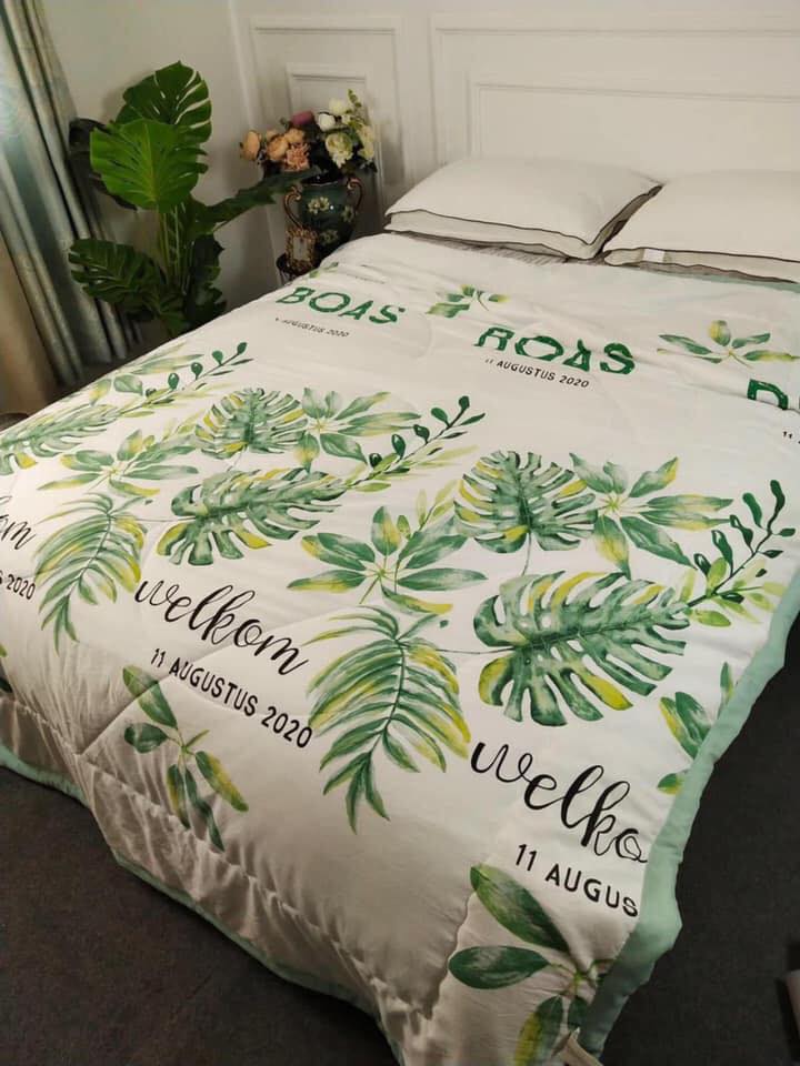 Mền Đũi Zara Home Hình Hoa