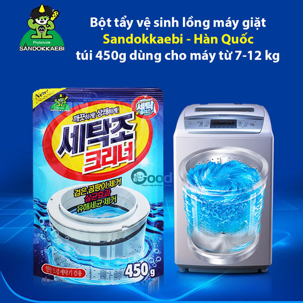 Bột Tẩy Lồng Giặt Hàn Quốc (Kiện 40 Gói)