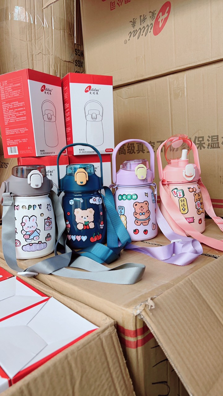 Bình giữ nhiệt Inox 750ML Có Kèm Sticker